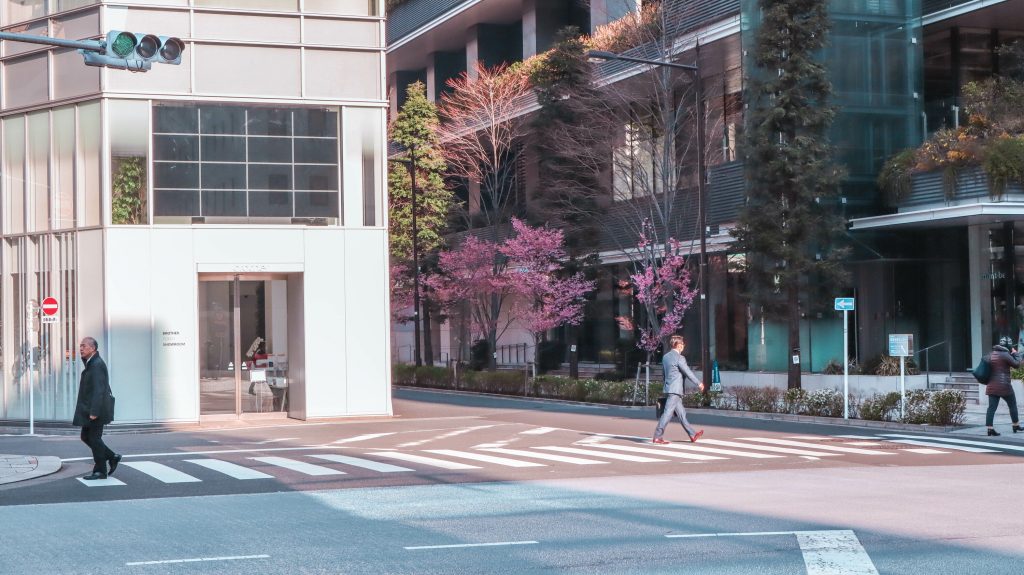 Ginza district