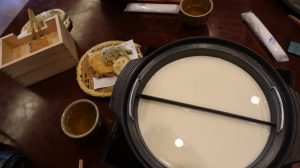 Kyoto one day itinerary: Kyoto traditional Tofu Hotpot
