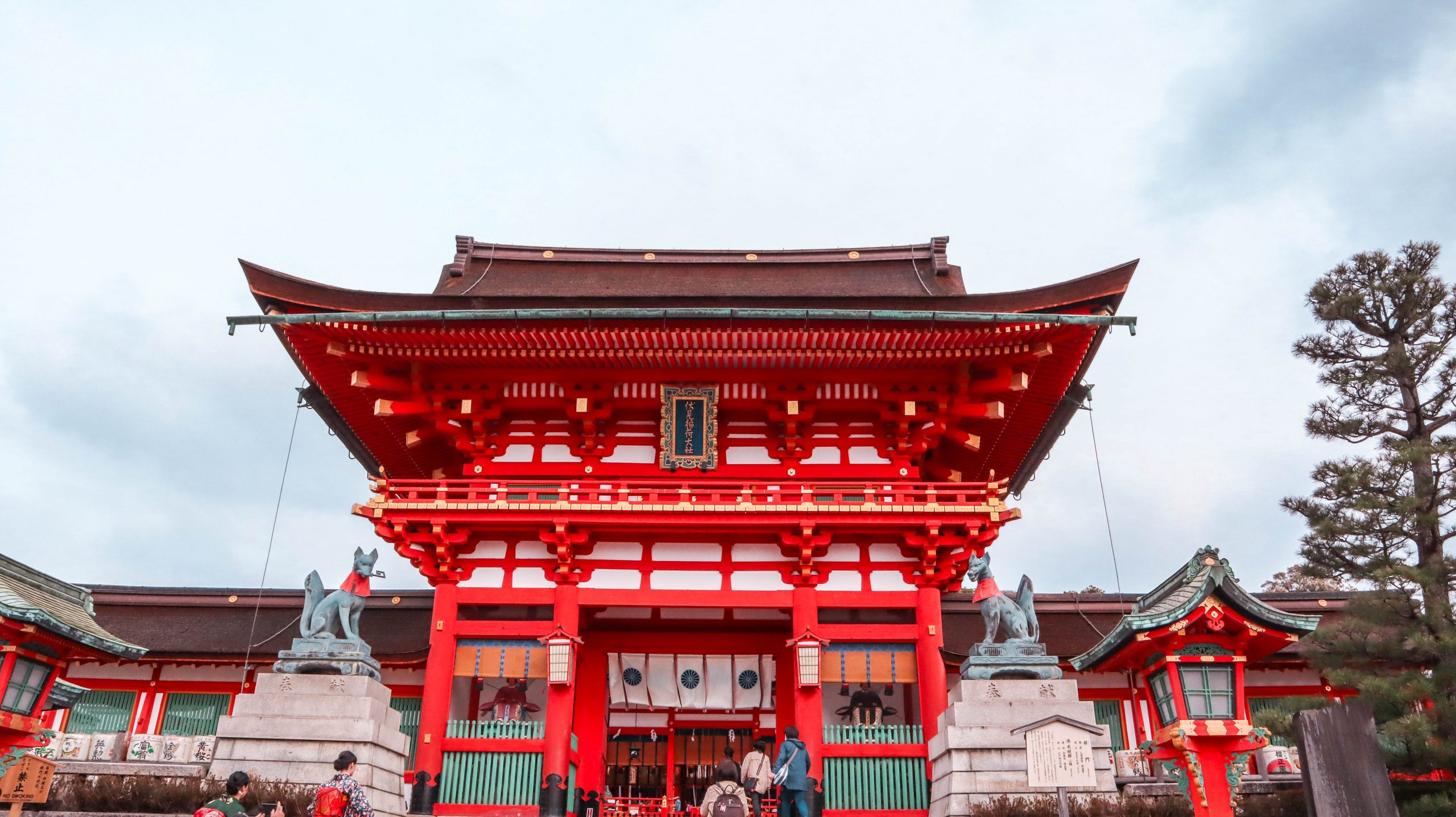 Kyoto one day itinerary: Torii gates at Fushimi Inari 