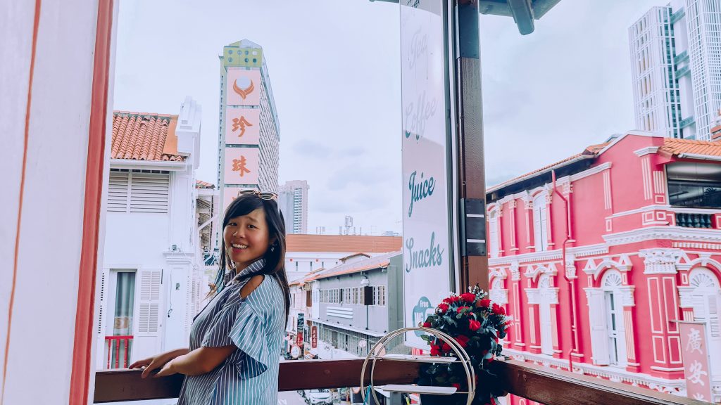 Instagrammable places in Singapore, Sweetea caffe overlooking People's park complex