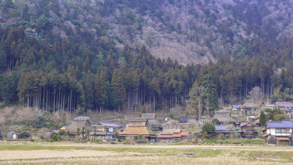 Miyama traditional thatched roof village